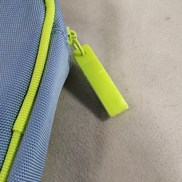 Drunk Elephant Bag Skincare Cosmetics Makeup Blue Green Zipper Case Travel Zip - Picture 3 of 14